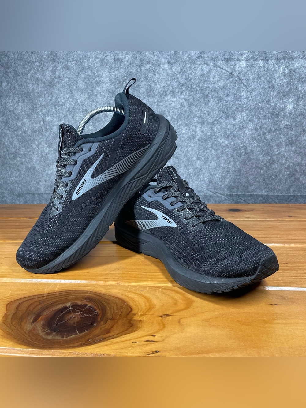 Brooks Revel 6 Mens 11.5 D Black Blackened Pearl Gray Running Shoes 1103981D072 - Picture 10 of 16